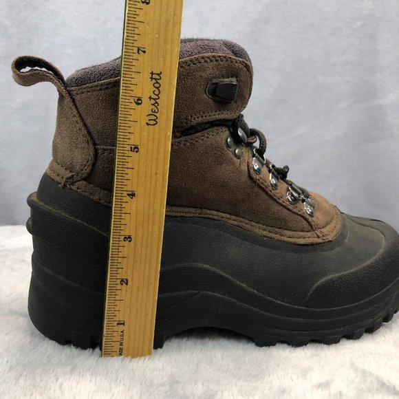 ITASCA Icebreaker Mens Sz 9 Brown Thermolite Thin Insulation Hiking Winter Boot